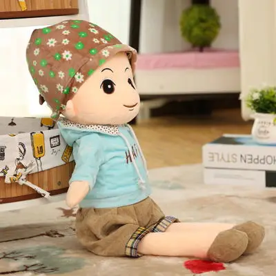 Blue Sportswear 1 шт. 45 см/60 см/75 см Новинка RagDoll мягкие куклы плюшевые Фил плюшевые Свадебные Тряпичные куклы милые игрушки Милая модель для девочек детский подарок на день рождения - Цвет: Blue Sportswear