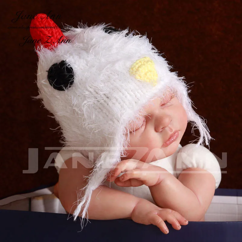 Джейн Z Ann новорожденный/3-4 месяца детская фотография одежда студия курица ручной работы фото костюм/имитировать яйца съемки реквизит