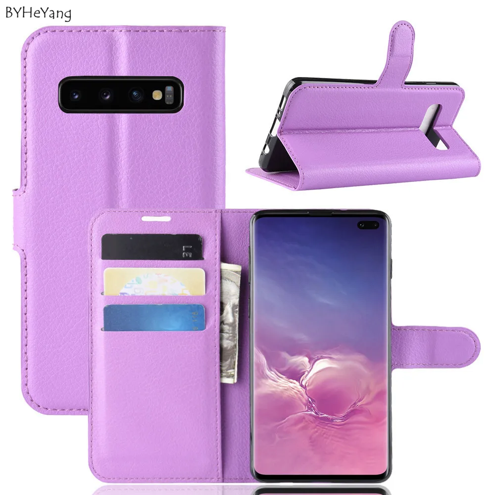 Чехол для Samsung Galaxy S10 Plus + кожаный чехол-книжка s10plus | Мобильные телефоны и