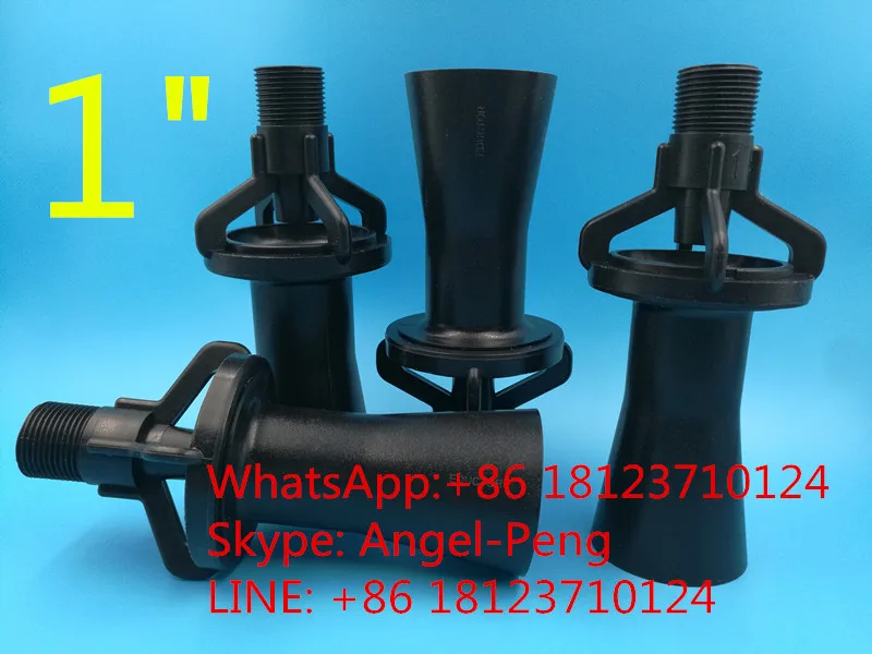 1" Eductor Nozzle,Plastic mixing fluid eductor spray nozzle,pp mixing fluid jet nozzle,venturi nozzle