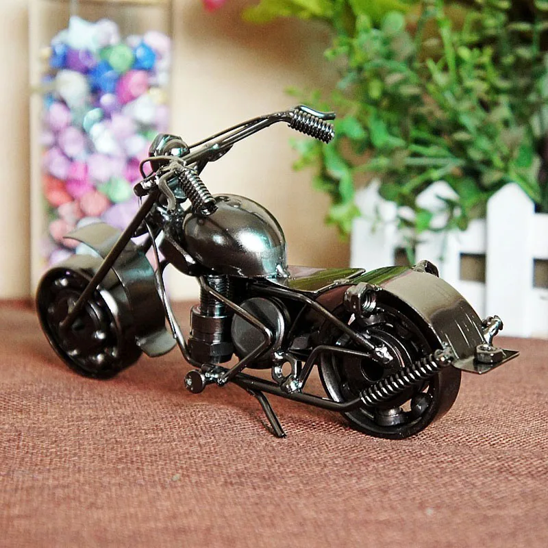 20x8x10 см антикварная модель мотоцикла Harley ручная работа металл ремесло для