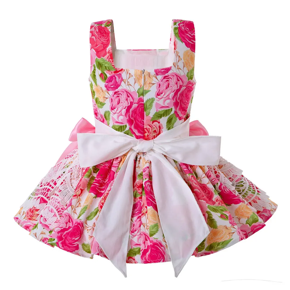 Pettigirl Flower Dress Kids Sleeveless Summer for Girls 2 to 12 Year Wholesale Lots Bulk Clothes Dropshipping G-DMGD203-18 | Детская