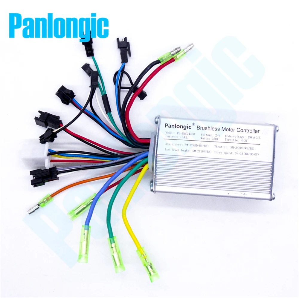 Panlongic 24V 350W электрический велосипед E bike скутер бесщеточный контроллер скорости