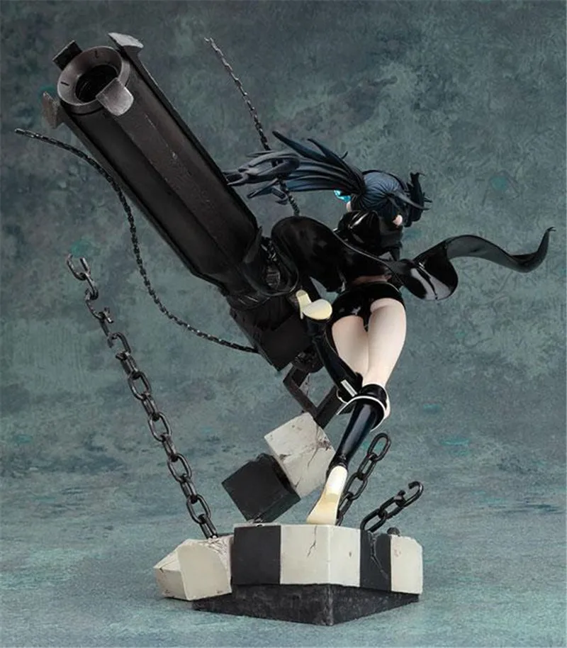 J Ghee Black Rock Shooter работает анимация версия 1/8 Масштаб Окрашенные ПВХ фигурка