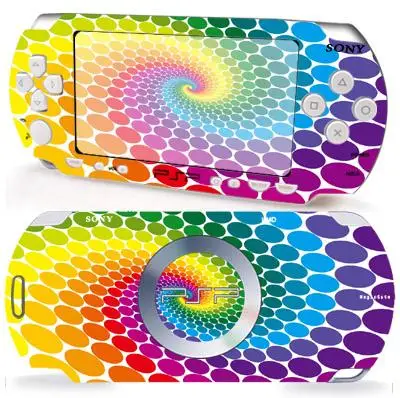 Радужная 029 виниловая Защитная Наклейка для Sony PSP 2000 наклейки PSP2000|protector sticker|protector