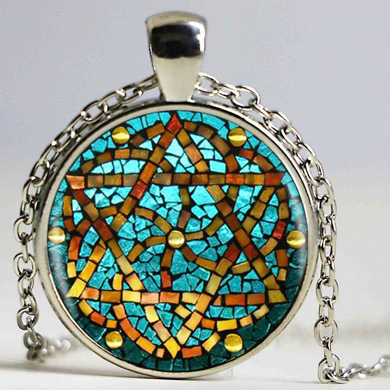 Женское ожерелье ручной работы с кулоном в виде цветка мандалы | Украшения и