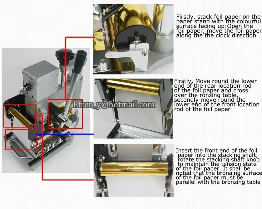 

Guaranteed 100% New MANUAL HOT FOIL STAMPING MACHINE TIPPER BRONZING PVC CARD EMBOSSING STAMPING MACHINE