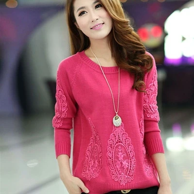 Новинка весна-осень 2019 модный Свободный кашемировый пуловер Женский вязаный