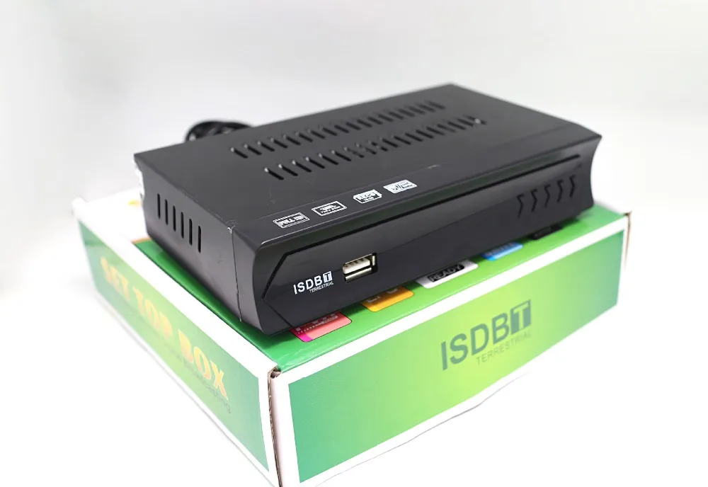 10 шт./лот 1080P Φ приставка HD Наземное цифровое видео трансляция ТВ приемник для
