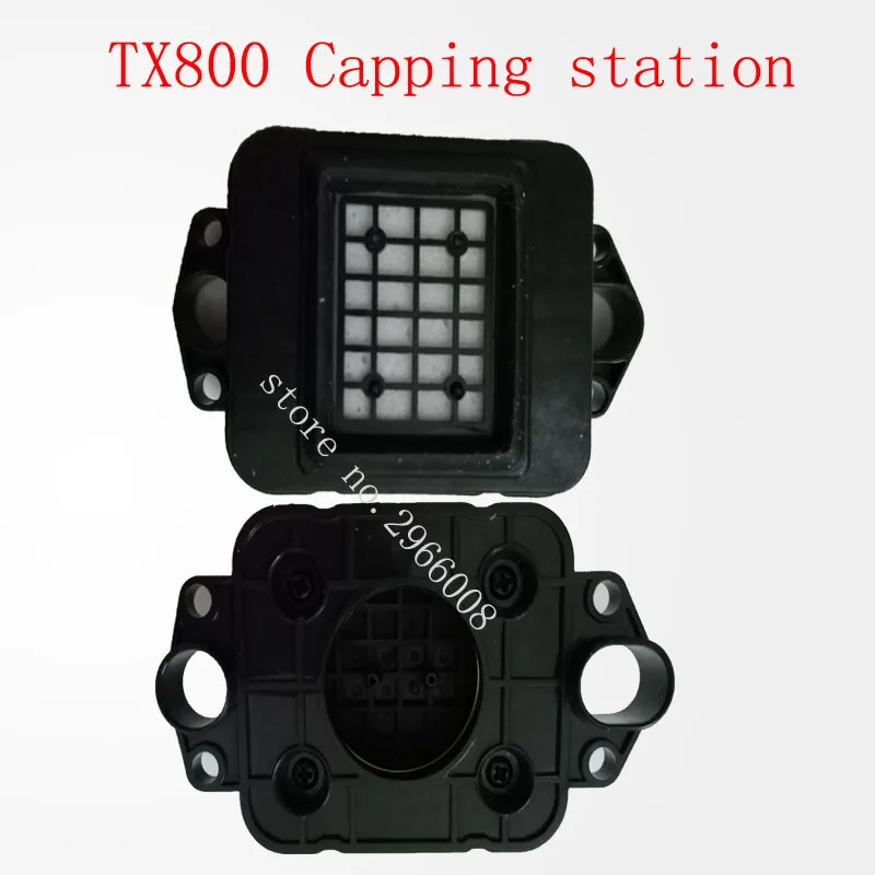 

Free shipping !solvent ink TX800 cap top double head capping station for inkjet machine tx800 printhead