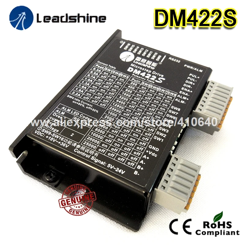 Новое поступление Leadshine DSP шаговый привод DM422S Max 36 VDC совместимый с шаговым