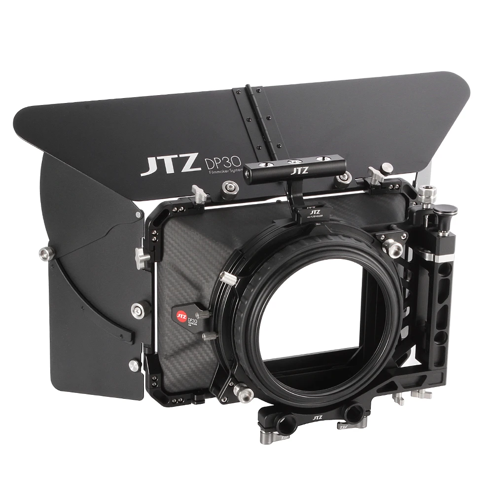 

JTZ DP30 Cine Carbon Fiber 4x4" Matte Box 15mm/19mm For Sony ARRI RED CANON BMD