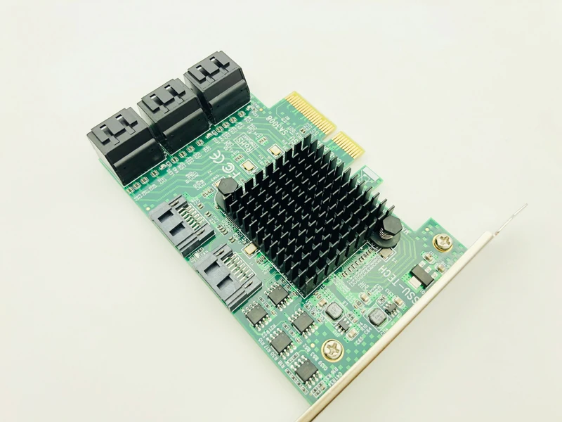 PCI-E PCI Express SATA 3,0 III 3 6 ГБ контроллер карточка SSD PCIe 8 Порты и разъёмы SATA карточка SSD SATA3.0 адаптер Райзер низкий профиль кронштейн