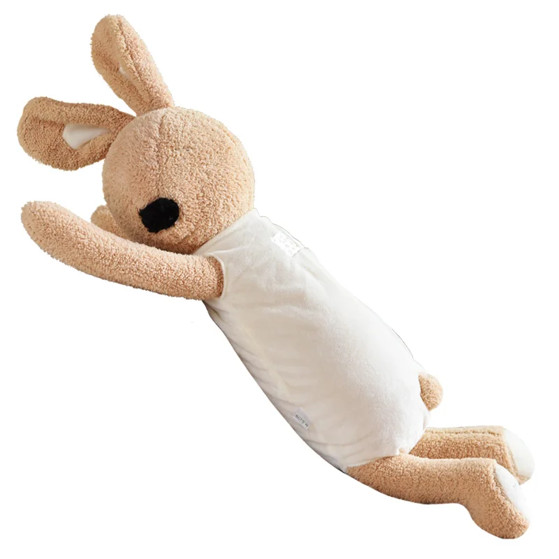 

75cm Warm and cute rabbit nap pillow cushion stuffed plush toys girl's gifts