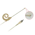 Всенаправленный мини-микрофон, штекер с гайкой 3,5 мм, цвет кожи, подвесной микрофон с одним крюком