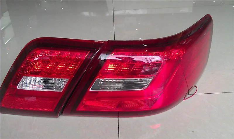 Red VLAND авто задние лампы для Camry светодиодный задний фонарь светильник 2006 2007 2008 2009 2010 2011 Camry 40 хвост светильник DRL+ обратный+ сигнальный светильник - Цвет: Red