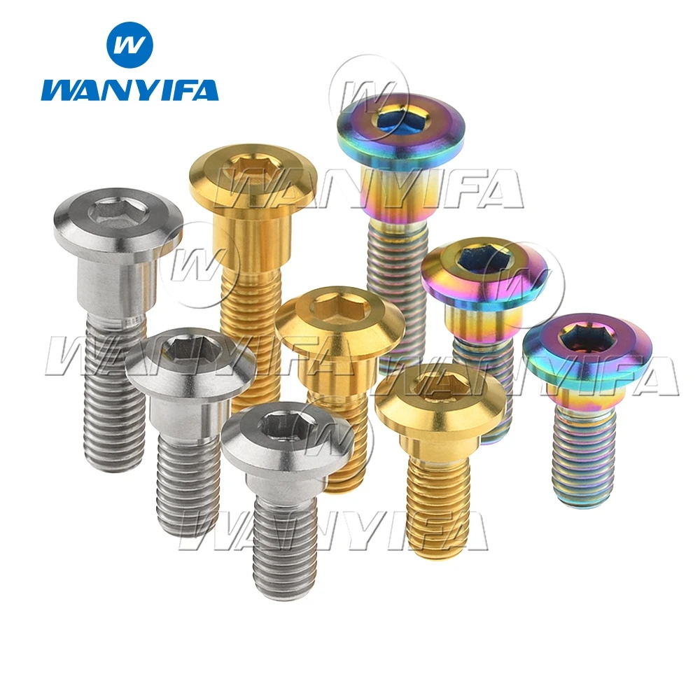 Болты wanifa Titanium Ti M8x20 22 30 33 мм винты с шестигранной головкой для Suzuki Yamaha болты