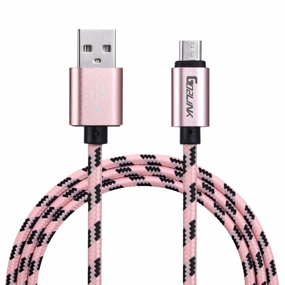 Сетка Micro usb-кабель для передачи данных из Зарядное устройство зарядный кабель V8
