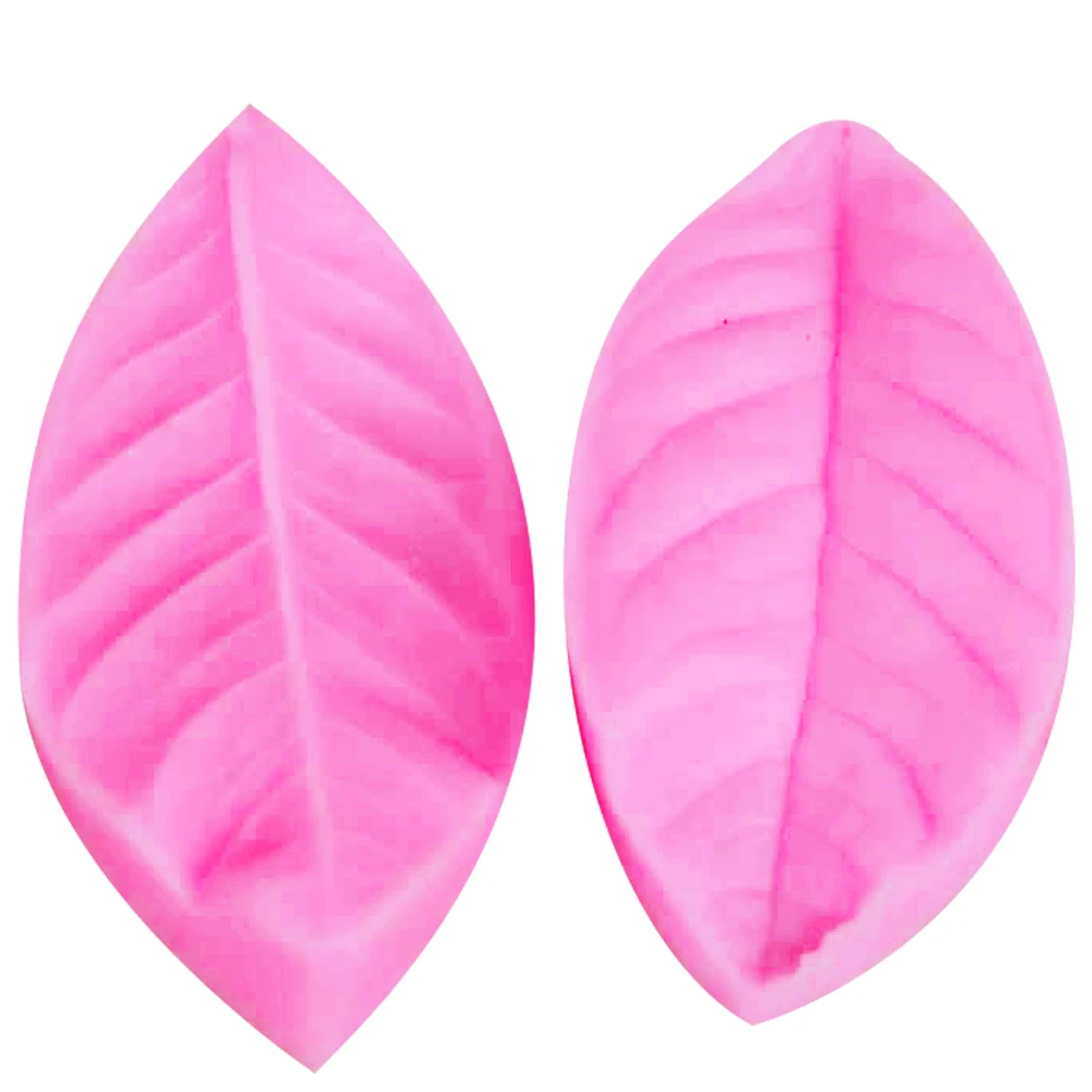 10pcs/set Flower 3D Leaf Petal Silicone Mold Fondant Cake Decorating Confectionery Baking Tools m449 7.8*3.9*0.8cm | Дом и сад