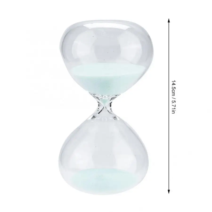 15 минут цилиндрический часовой стеклянный песок таймер Настольный орнамент