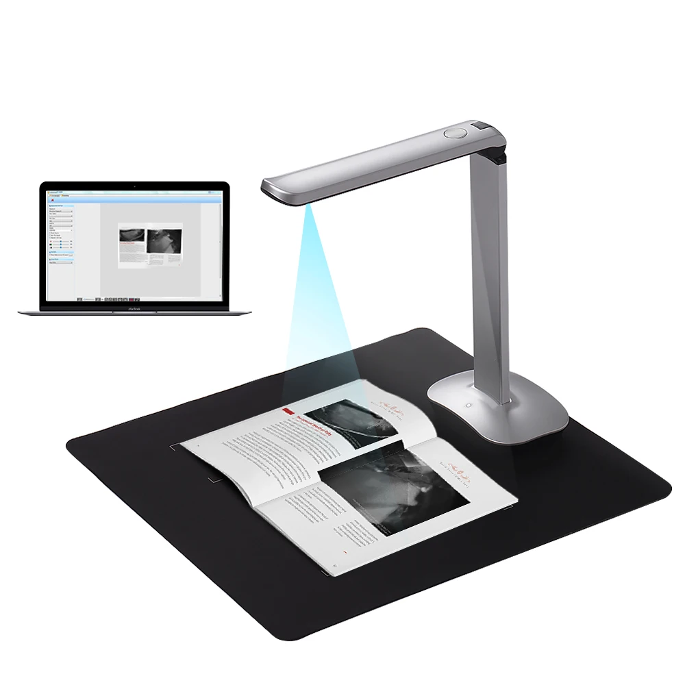 Aibecy F50 складной HD USB книга фото документ камера сканер 15 мегапикселей A3 и A4