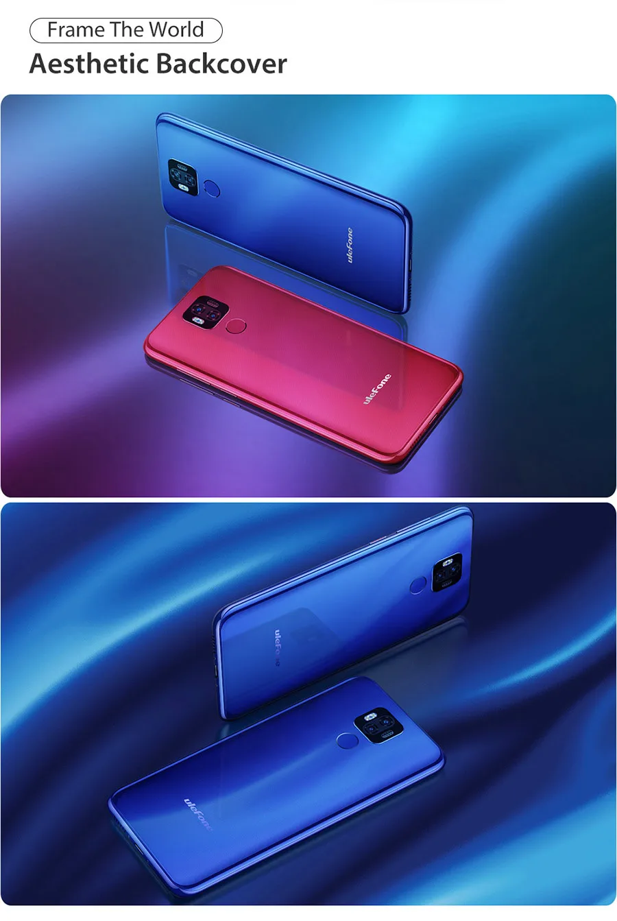 Мобильный телефон Ulefone power 6 19:5:9 FHD+ 6,3 ''Face ID Android 9,0 MTK67635V Восьмиядерный 4 Гб 64 Гб 6350 мАч NFC OTG