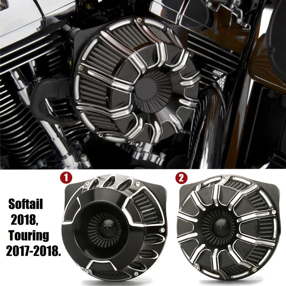Воздухозаборник с ЧПУ для двигателя harley 107 114 117 туристический воздушный фильтр FLHX