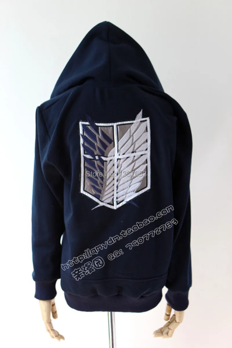 Аниме атака на Титанов куртка Толстовка Косплей Костюм Shingeki no Kyojin Eren Jaeger Вышивка