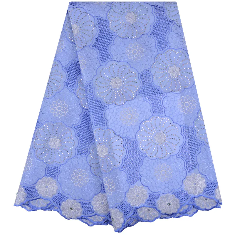 

2018 Latest Style African Cotton Swiss Voile Lace Fabric For Party Dress High Class African Swiss Voile Lace In Switzerland 1226