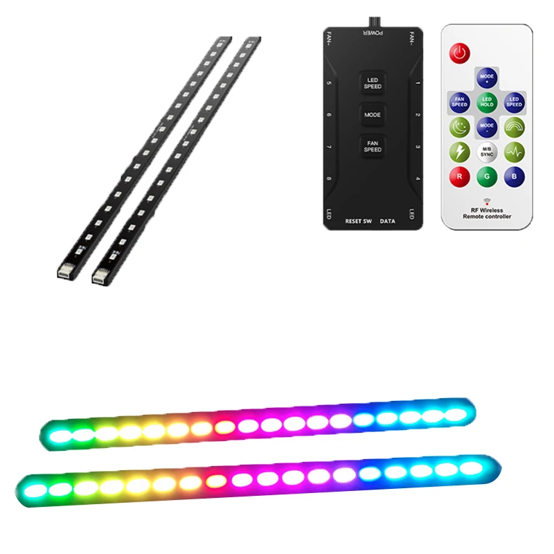 Светильник Aigo DR12 PRO и ИК аура синхронизация Rgb 5V вентиляторы для всех моделей