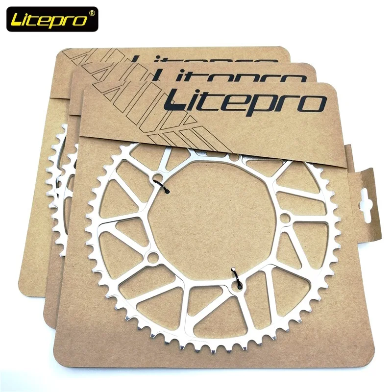 Цепное колесо Litepro 130BCD 48T 50T 52T 54T 56T 58T переднее однодисковое цепное 8/9/10 скорость