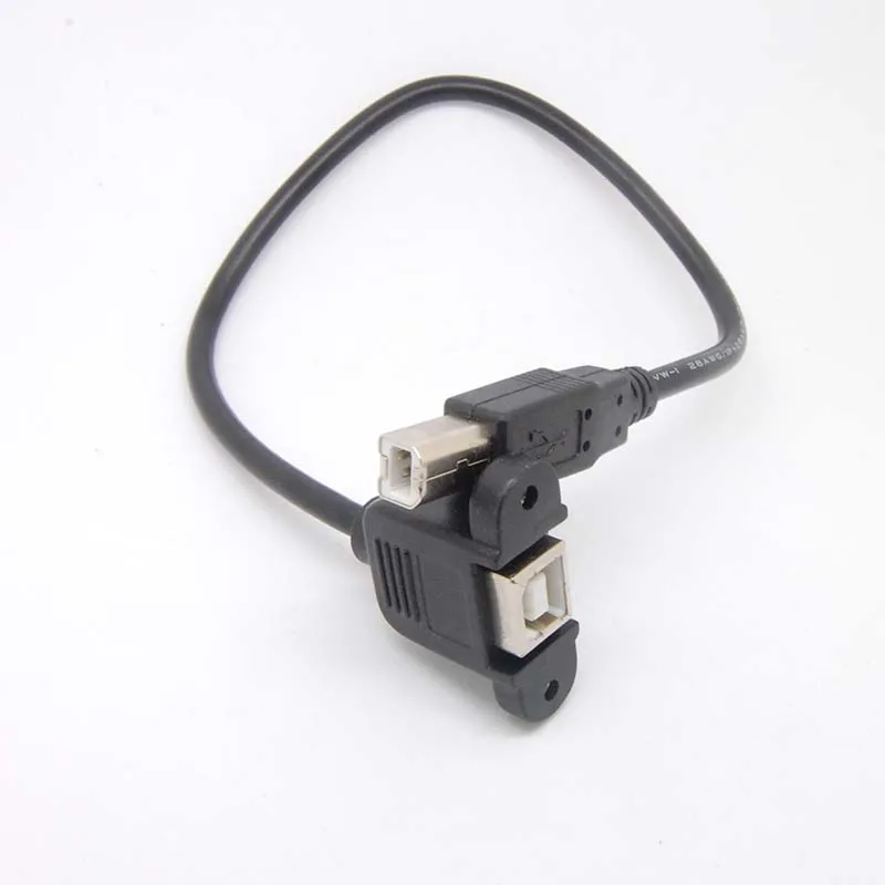 USB2.0 Женский к принтеру сканер B Мужской кабель Шнур свинцовый замок Тип + 2X винт