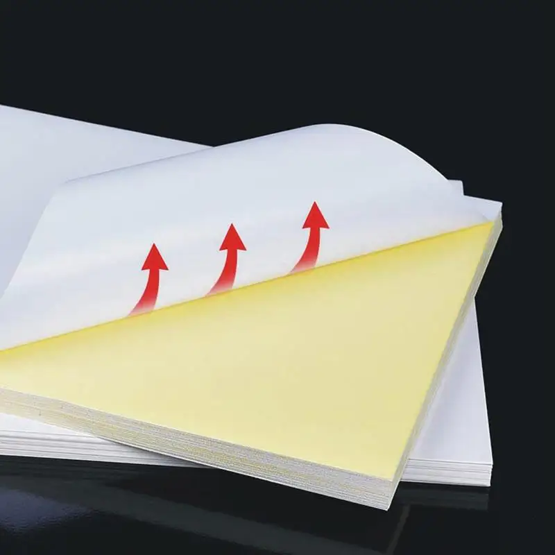 Vividcraft 50 Sheets Good Printing Quality Waterproof Self Adhesive A4 Blank White Paper Sticker Label for Laser Printer | Канцтовары