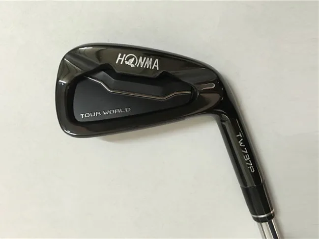 Honma TW737P Железный набор черный Honma утюги для гольфа Honma Tour World клюшки для гольфа 3-11Sw R/S Flex сталь/графит вал с крышкой на голову