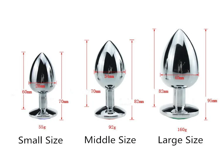 Анальная пробка из нержавеющей стали секс-игрушки для женщин массажер с анальной
