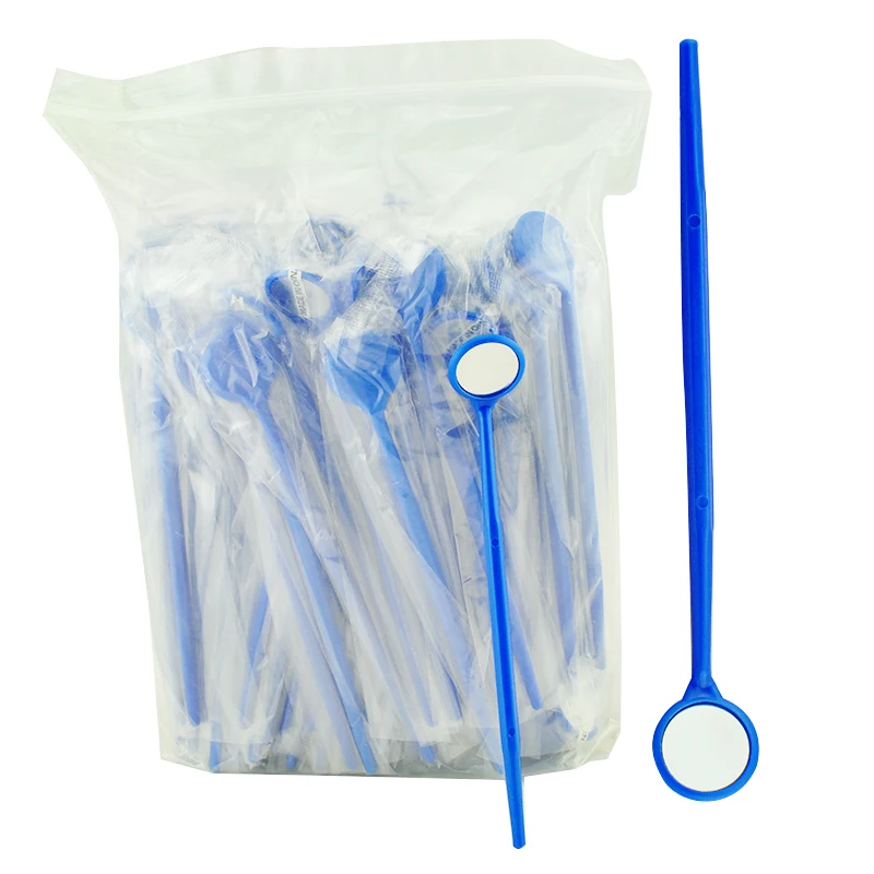 100 шт./упак.! Профессиональное Стоматологическое Одноразовые рот зеркала для