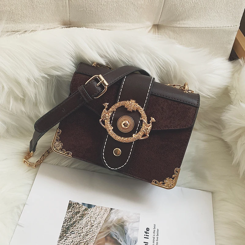MOFFT 2018 Зима Новое поступление для женщин Crossbody курьерские Сумки железное кольцо