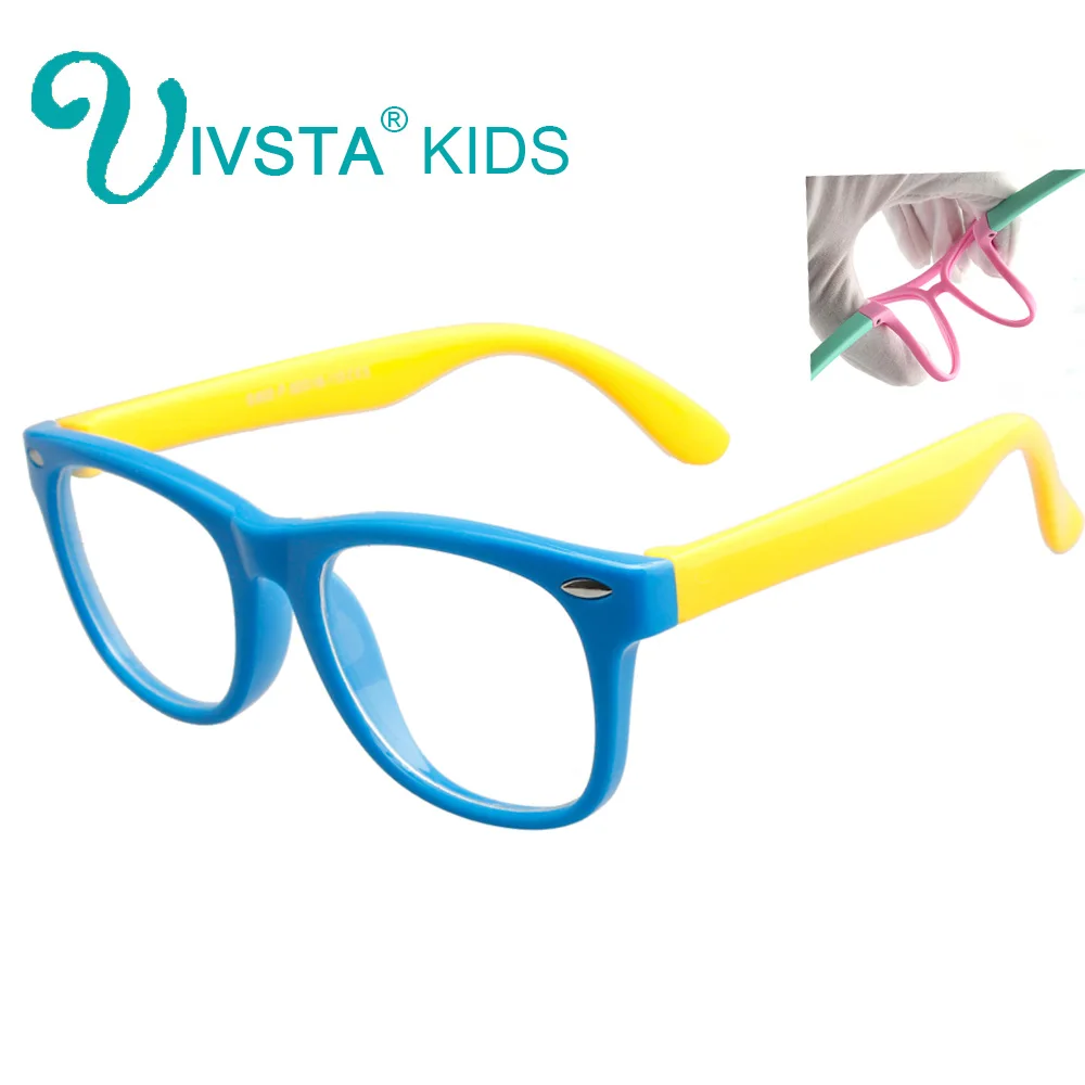 

IVSTA Optical Flexible Super Light Kids frames eyewear Optical glasses frame for kids Child eyeglass frames TR90 Silicone Boys