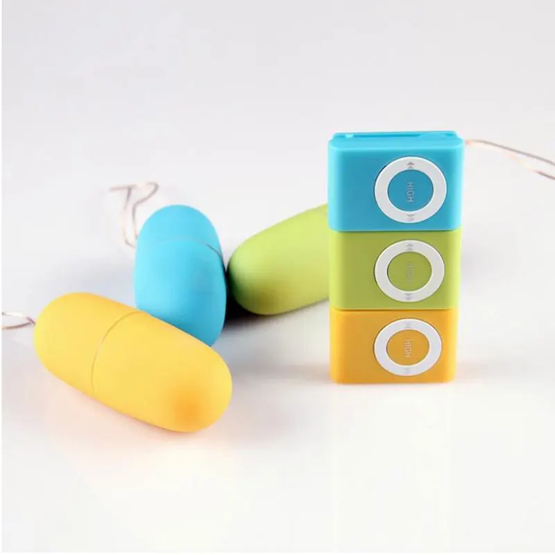 Вибрирующее яйцо с дистанционным управлением MP3 20 скоростей беспроводной