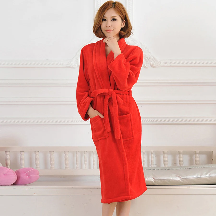 2016 банный халат женский для влюбленных фланелевый 6 видов цветов ночной спа Халат