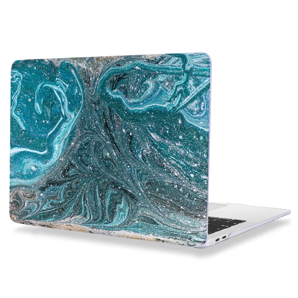Z271 Чехол для ноутбука Apple MacBook Air 11 13 Pro retina 12 13 15 для Mac book Pro 13,3 15,4 Touch bar мраморный пластиковый жесткий чехол - Цвет: Z271