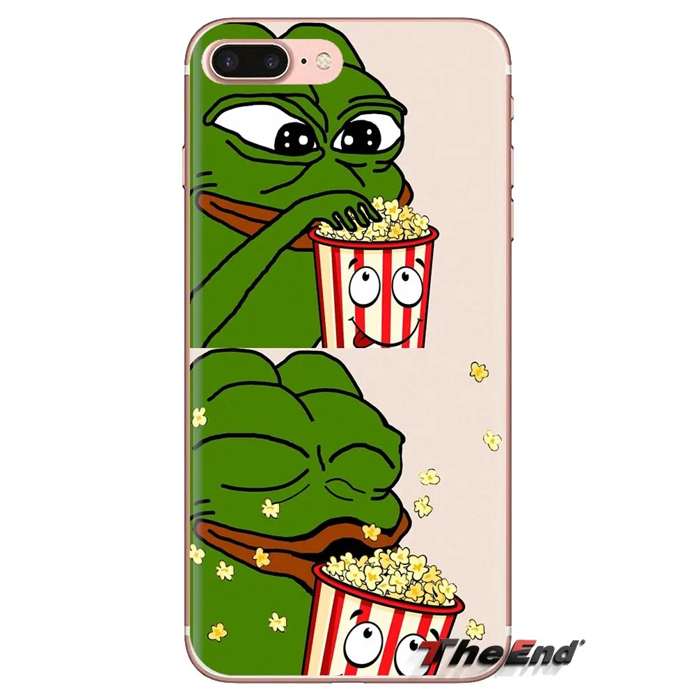 Для Oneplus 3T 5T 6T Nokia 2 3 5 6 8 9 230 3310 1 7 Plus 2017 2018 прозрачный ТПУ Корпус милый лягушка Meme