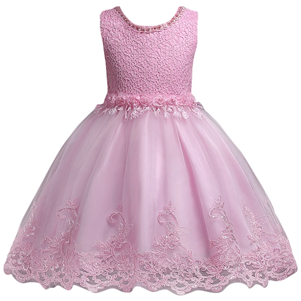 Pears Princess Girls Christmas Birthday Party Dresses Light Blue Lace Flower Girl Dress Wedding Kids | Детская одежда и обувь