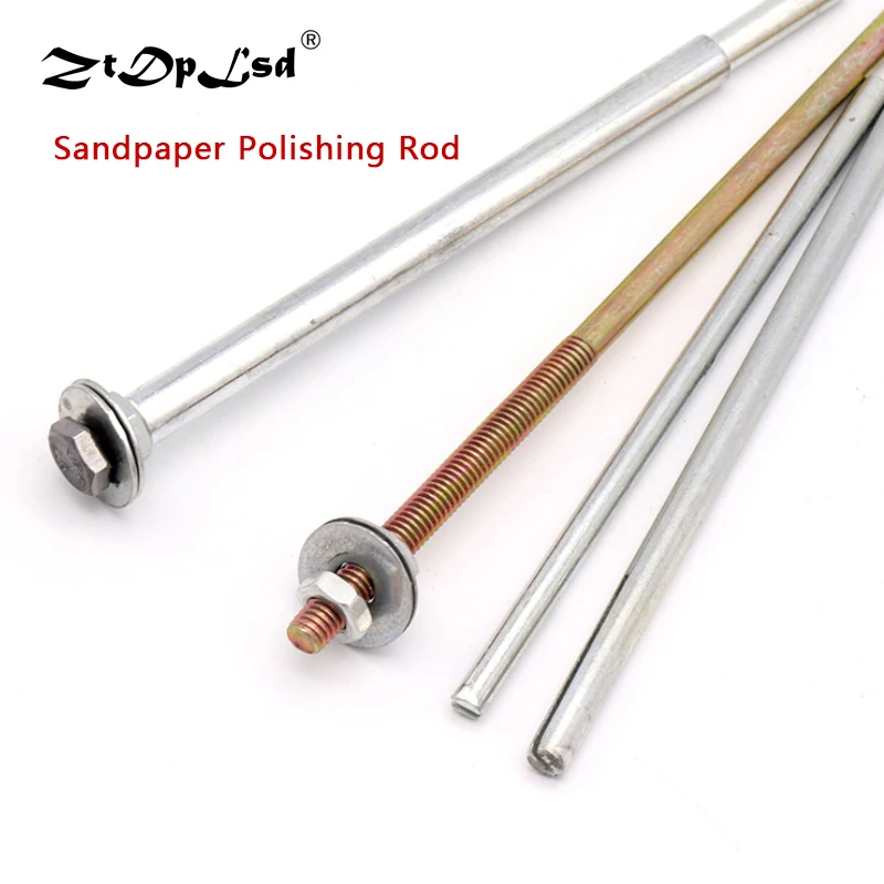 

ZtDpLsd 1PC 6MM Sandpaper Clamp Rod Holder Polishing Screw Head Sanding Root For Woodworking Carving Tools Shank Stainless Steel