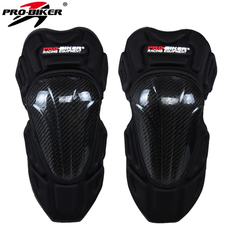Наколенники из углеродного волокна PRO-BIKER для мотоциклов защита налокотников