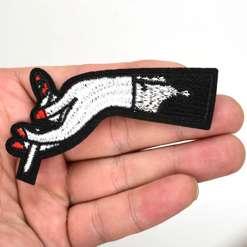 Распродажа 2 шт. женские нашивки с изображением рук мира бесплатная доставка