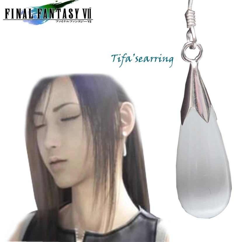 Популярные игровые сережки Final Fantasy VII Advent для детей тифа Локхарт аксессуары