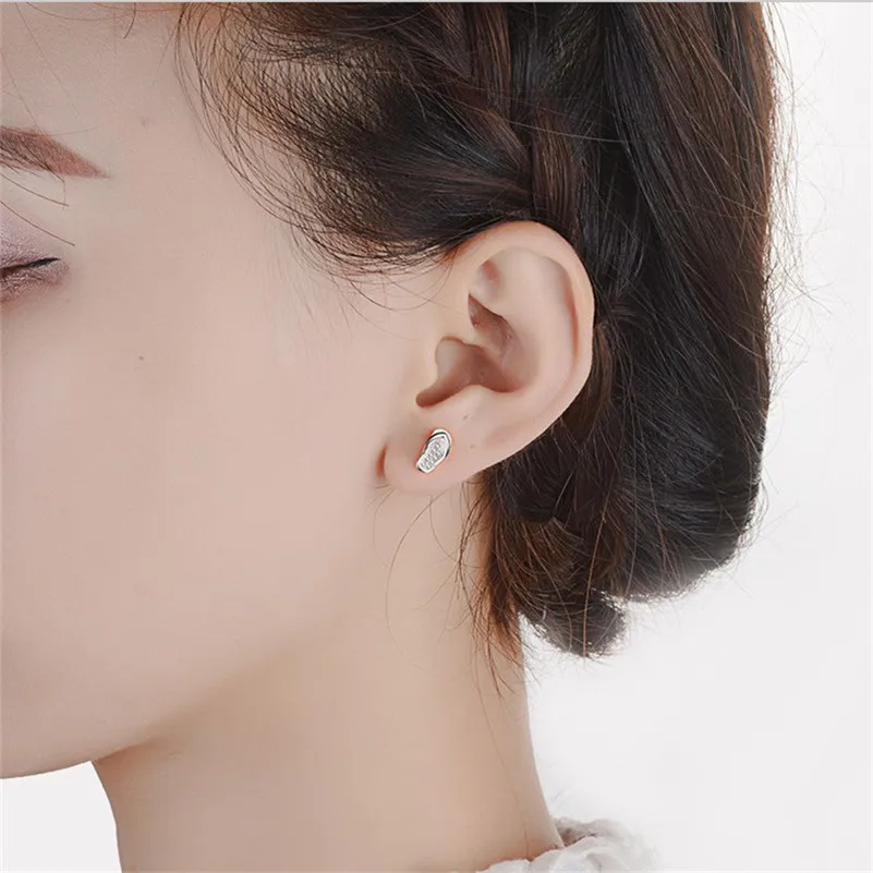Женские серьги гвоздики из серебра 925 пробы с фианитом|drop stud earrings|stud earringsstud earrings for