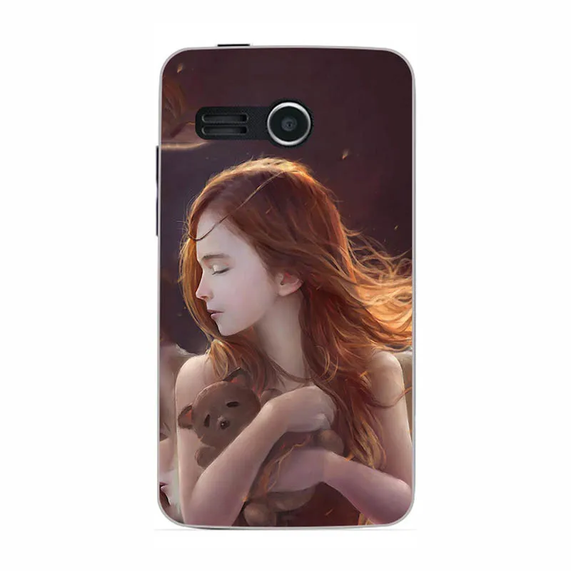 Мягкий силиконовый чехол для телефона Lenovo A316 4 0 дюйма A316I 316 с цветочным принтом