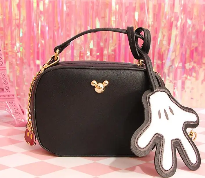 A Горячая милые Микки Маус игрушка Рюкзак Kawaii сумка с животными Сумки Рюкзак Кошелек для девочек детей женщин Подарки на день рождения - Цвет: A